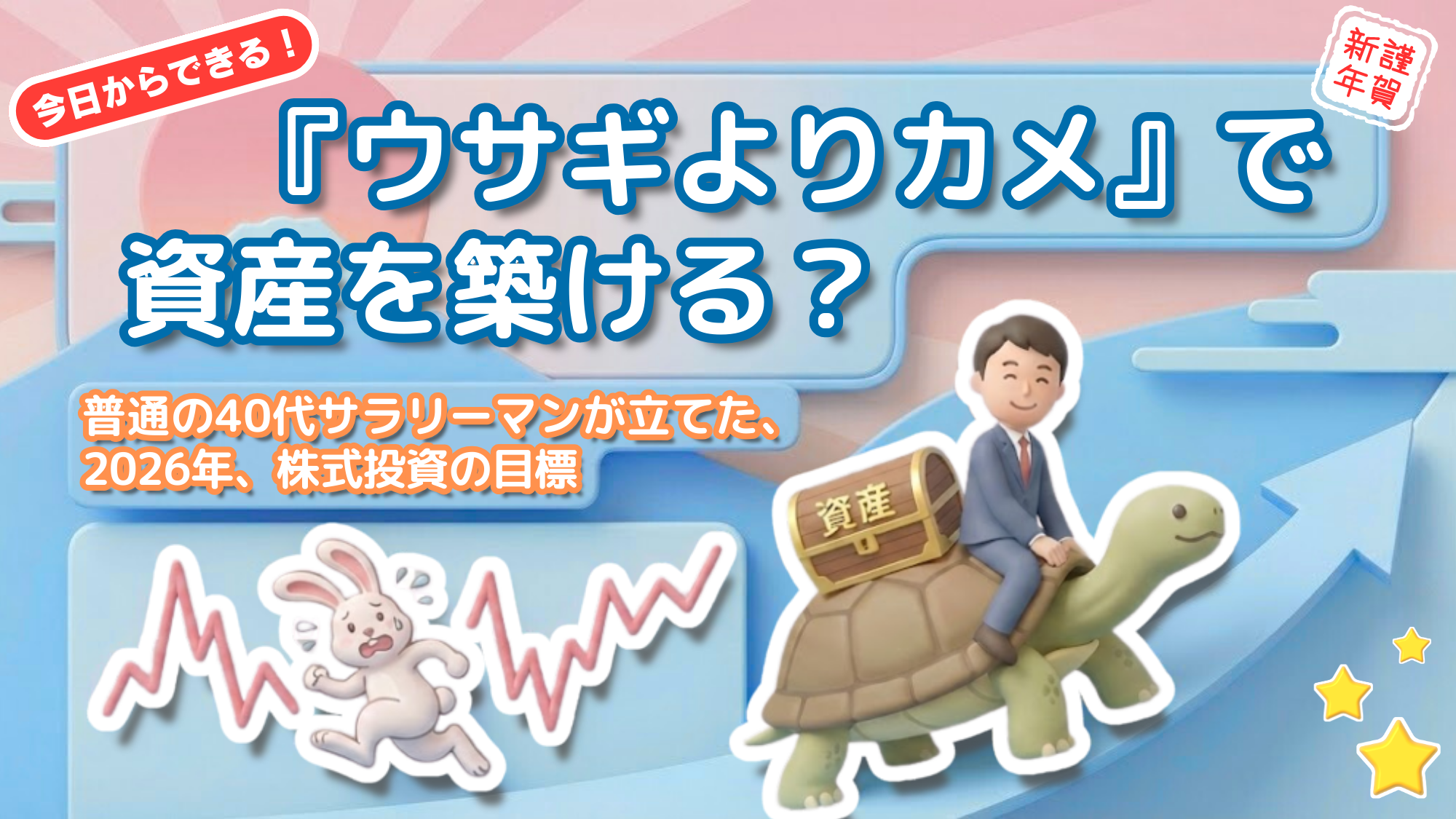 新春2026年、株式投資の目標を立ててみた