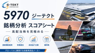 ジーテクト(5970)銘柄分析|配当金・高配当株スコアシート