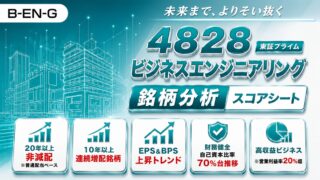 ビジネスエンジニアリング（4828）銘柄分析｜配当金・高配当株スコアシート