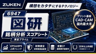 図研（6947）銘柄分析｜配当金・高配当株スコアシート